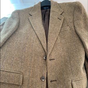 Boys Herringbone Wool Blazer